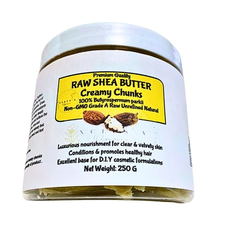 Raw Shea Butter Unrefined | Creamy Chunks| 250g