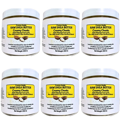 Raw Shea Butter Unrefined | Creamy Chunks| 250g